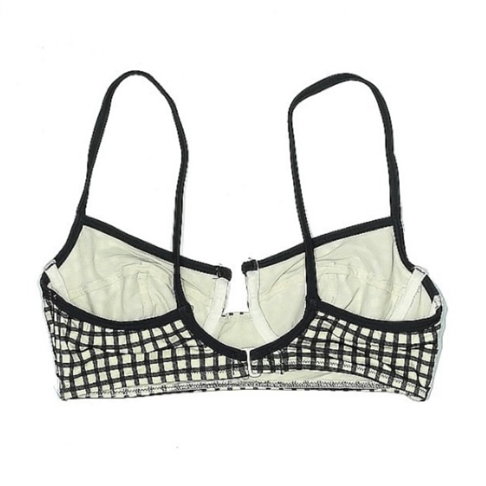 Solid & Striped Ginger Bikini Gingham Check Black… - image 3
